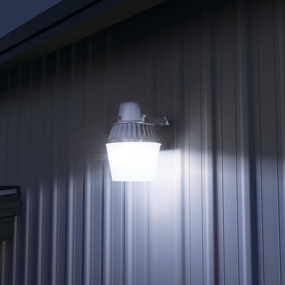 65-Watt Metallic Outdoor Fluorescent Security Wall and Area Light with Dusk to Dawn Photocell Sensor Damaged Box-security & motion sensor lights-Tool Mart Inc.