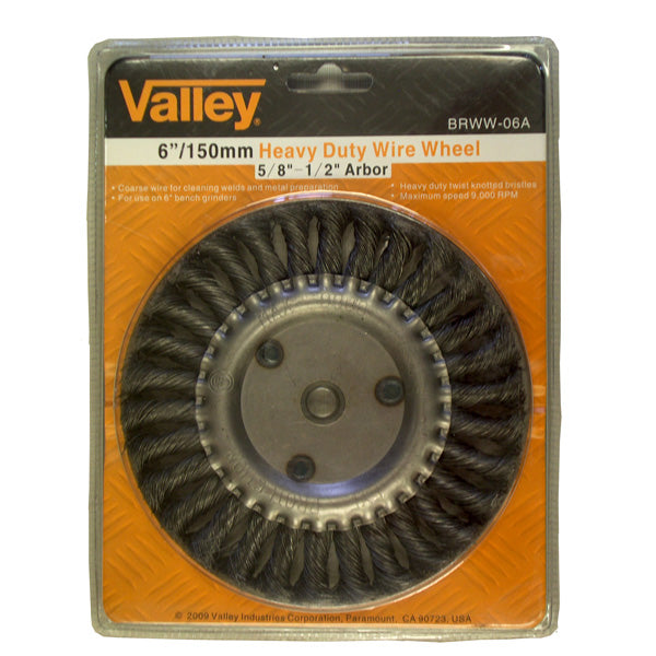 Knotted Wire Wheel 6 Inch