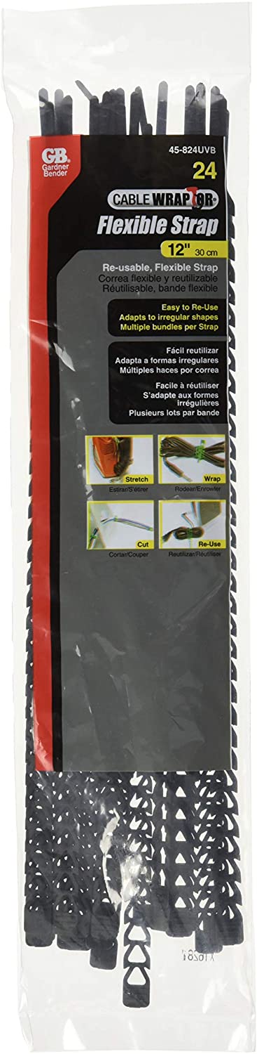 Gardner Bender Flex Strap Cable Tie 24 Pack