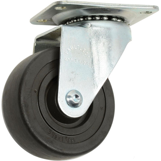 Medium Duty Swivel Plate Caster 3 1/2 Inch