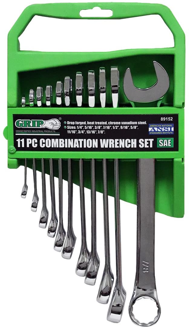 Grip 11pc Combination Wrench SAE Set