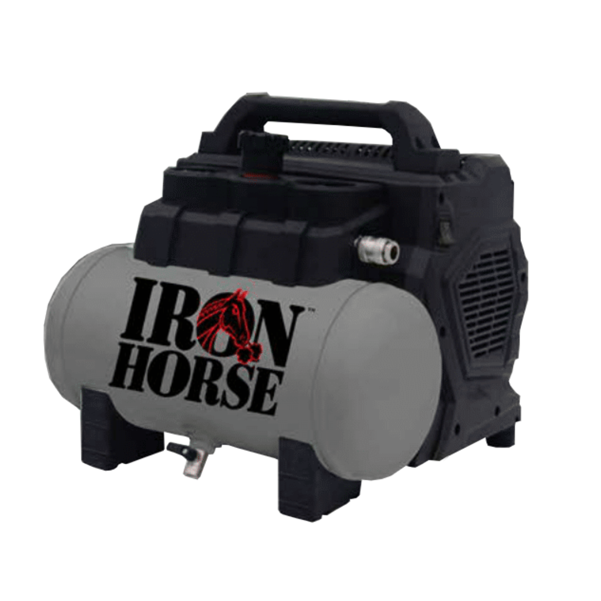 Iron Horse Pro Quiet Series 1 HP 1 5 Gallon Air Compressor