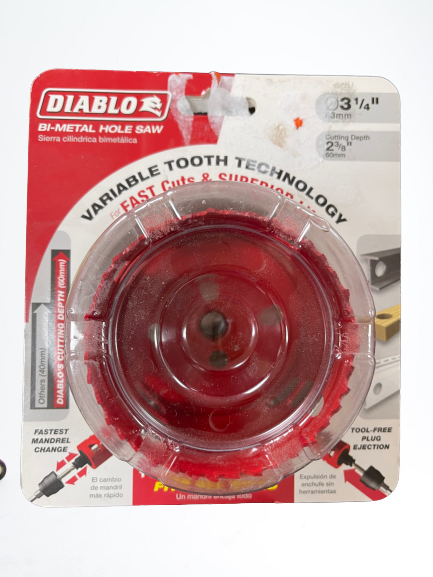 Diablo 3-1/4 in. Bi-Metal Hole Saw