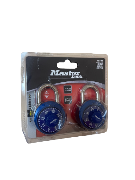 Masterlock Blue Combination Locks