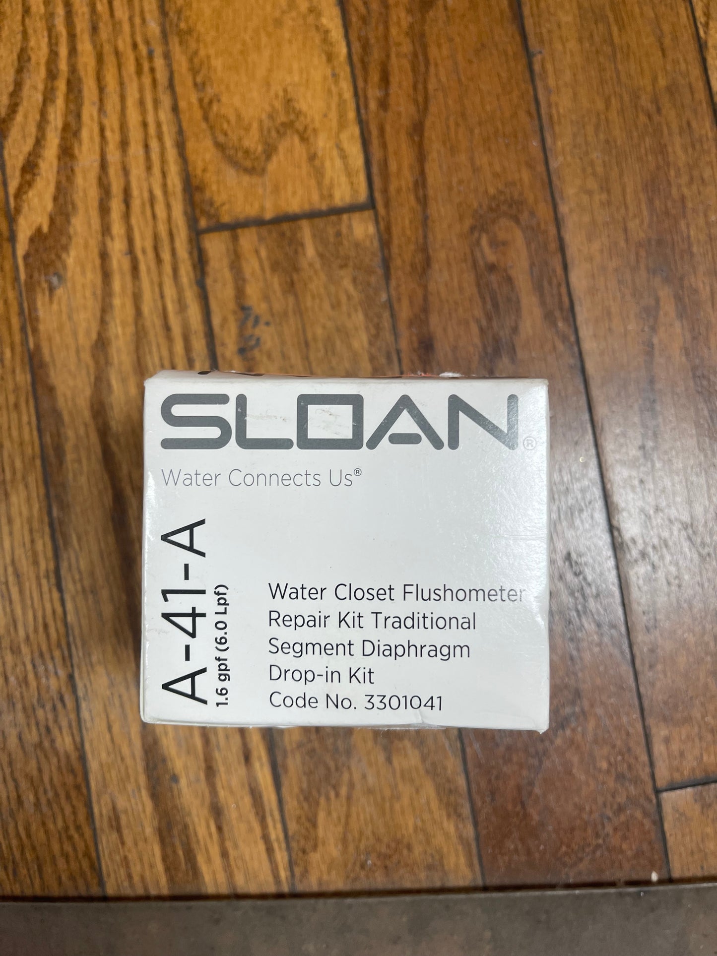 Sloan A-41-A 1.6 GPF Closet Diaphragm Repair Kit Damaged Box