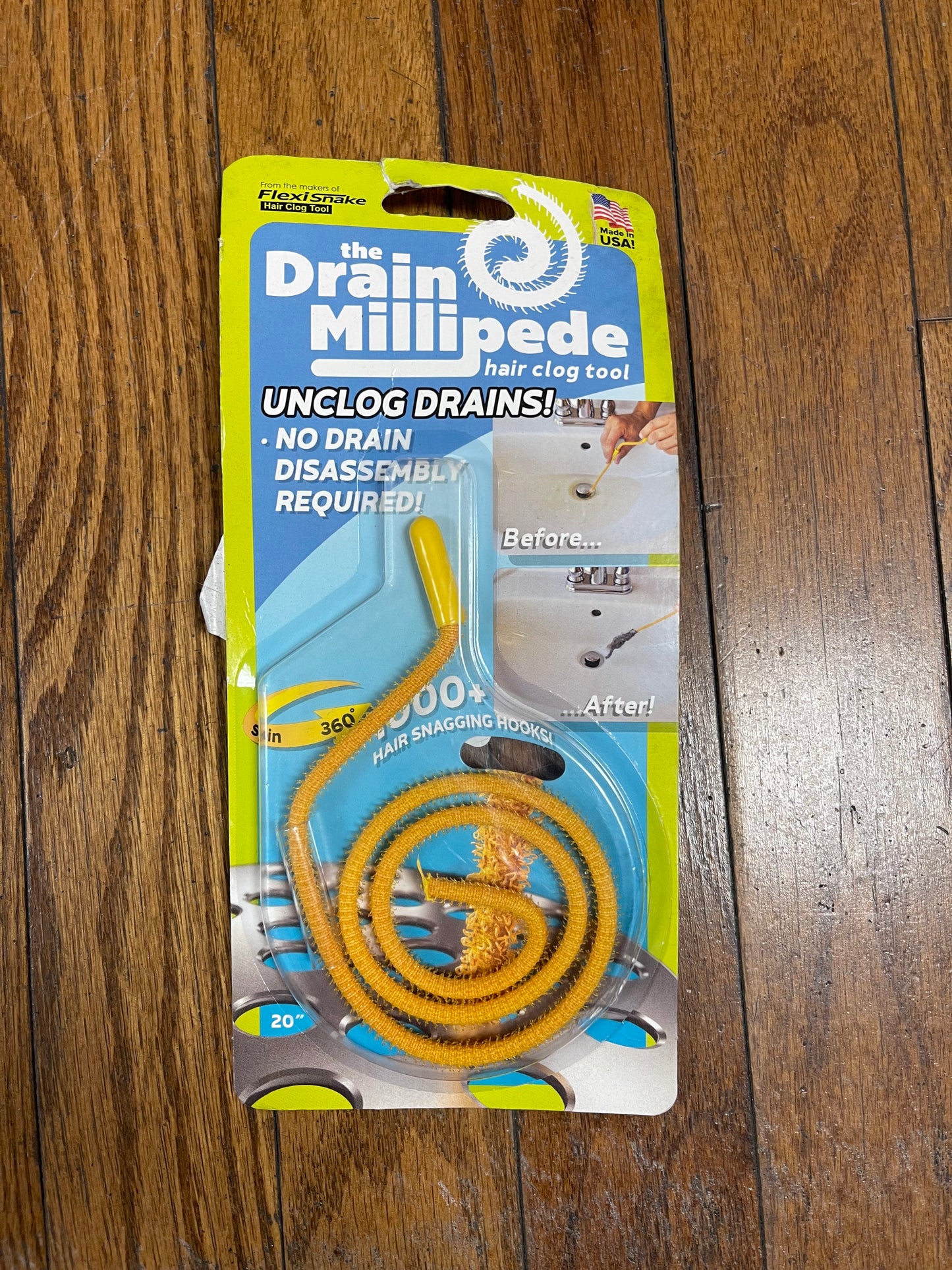 Drain Millipede Hair Clog Tool for Drain Cleaning