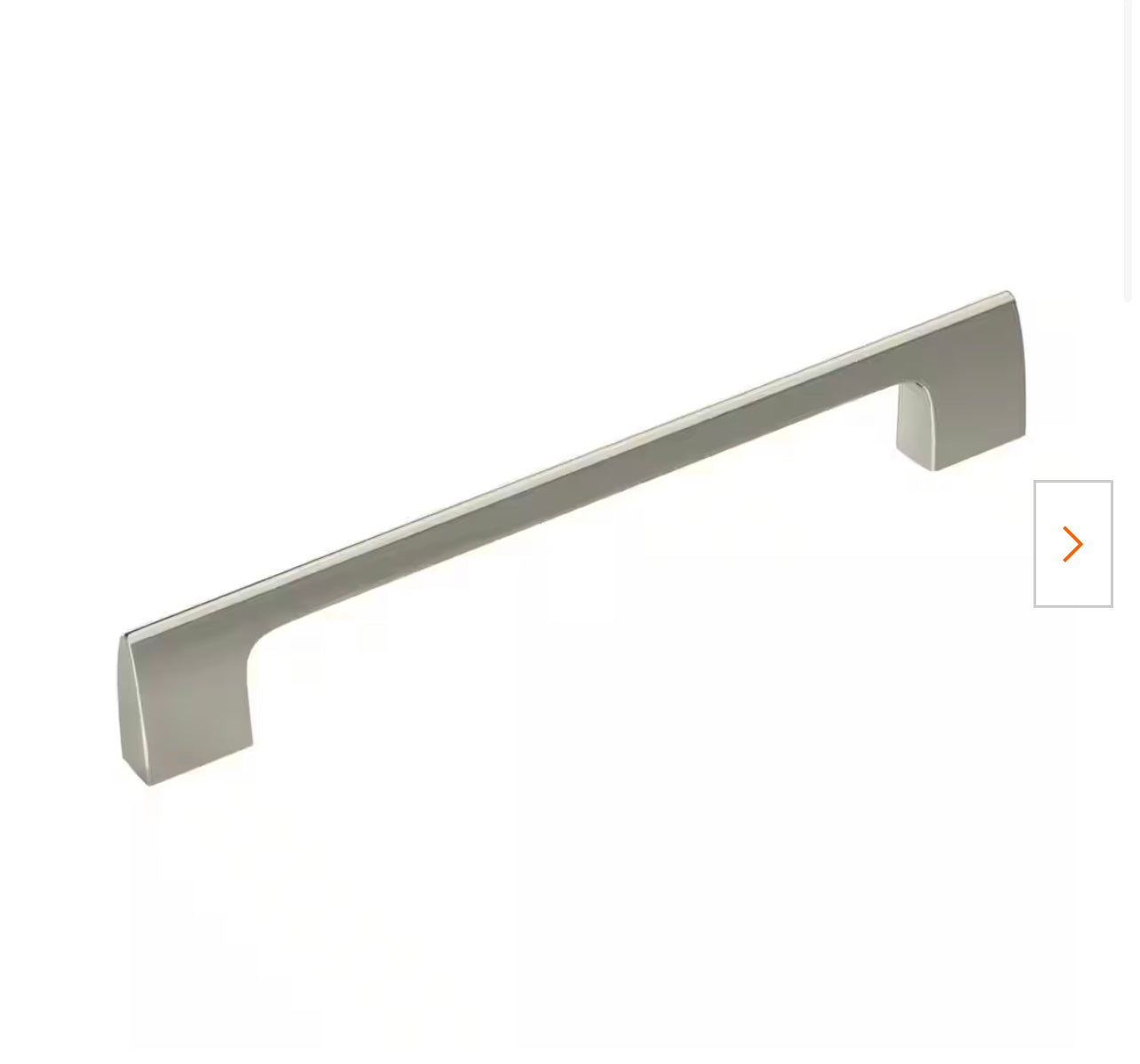 Amerock Riva 6-5/16 in. (160 mm) Center-to-Center Polished Nickel Drawer Pull