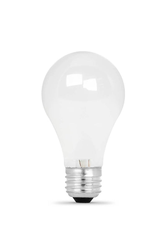 Feit Electric 43-Watt A19 E26 Halogen White Light Bulb, Soft White 2700K (16-Pack)