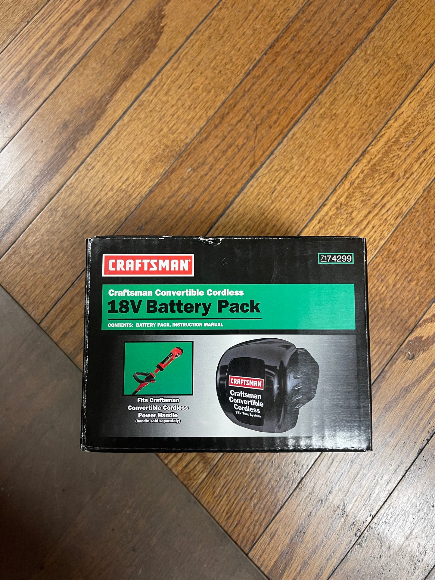 Craftsman 18V Convertible Cordless Battery Pack New In The Box