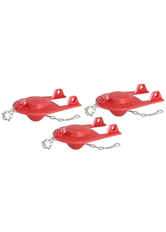 Korky Plus 2 in. Toilet Tank Flappers (3-Pack) Damaged Box