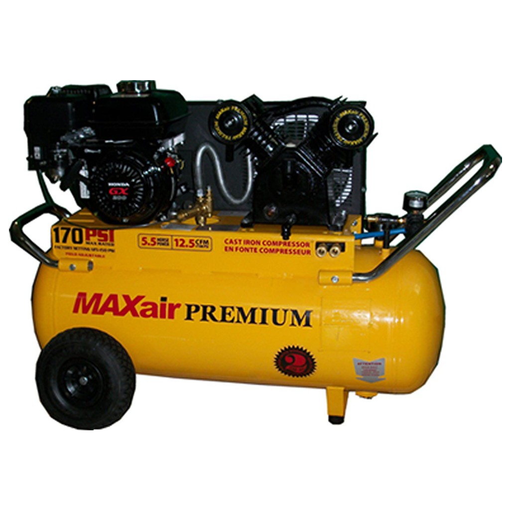MaxAir 6 5 Horsepower 25 Gallon Portable Air Compressor