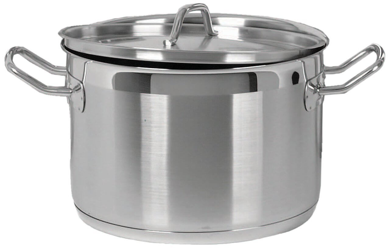 Stainless Steel Four Pc Stock Pot