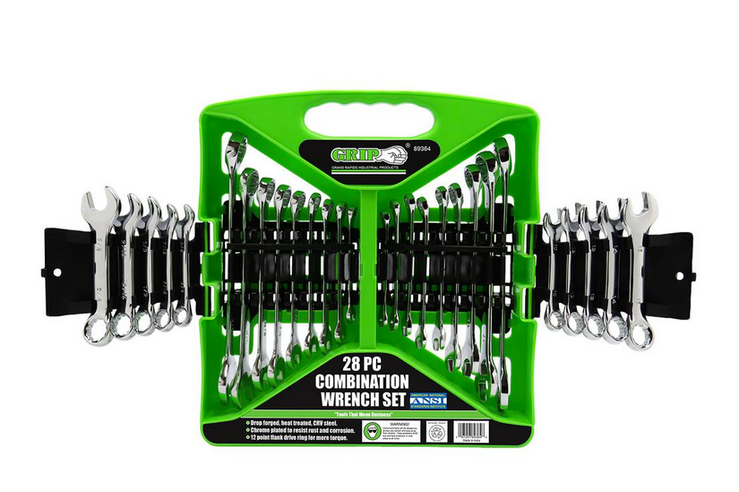Grip 28pc Combination Wrench Set