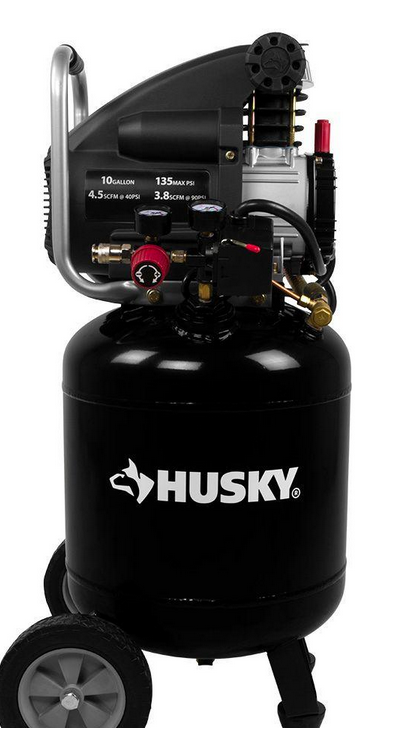 Husky 10 Gallon Air Compressor Factory Serviced