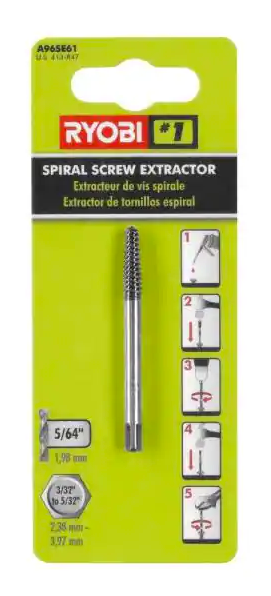 Ryobi No 1 Spiral Screw Extractor