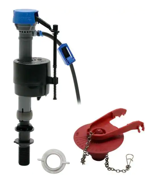 Fluidmaster PerforMAX Universal High Performance Toilet Fill Valve and 2 inch Flapper Repair Kit