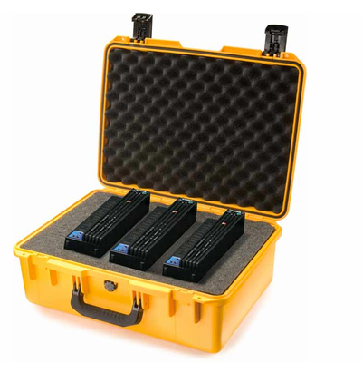 Pelican Storm Carry On Case with Foam Yellow