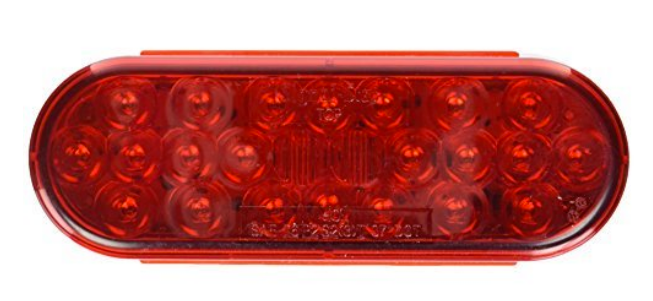 Truck Lite LED Red Oval Stop Turn Tail Light