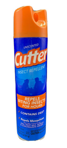 Cutter Unscented Insect Repellent 11oz Aerosol With 10% Deet
