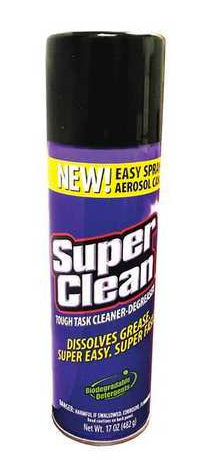 Super Clean 17oz Multi Purpose Aerosol Spray Degreaser And Cleaner – Tool  Mart Inc.