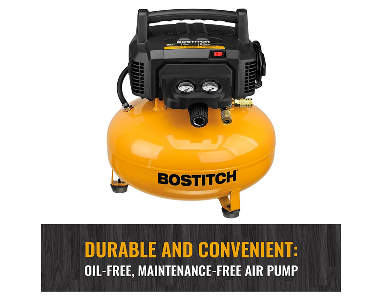Bostitch Pancake Air Compressor Oil Free 150 PSI