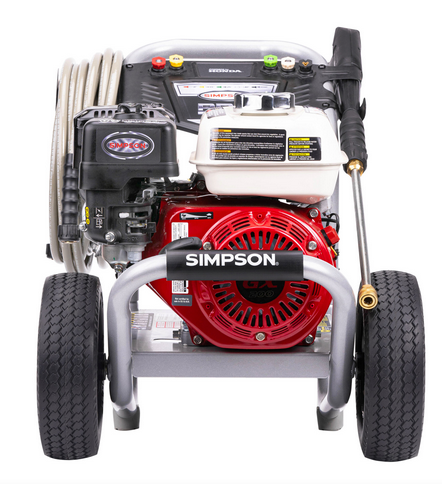 Simpson 3700 PSI at 2.5 GPM  Cold Water Professional Gas Pressure Washer