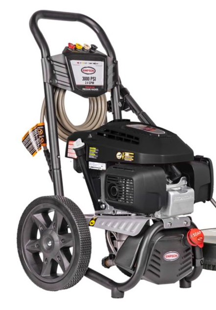 Simpson MegaShot 3000 PSI 2.4 GPM  Premium Gas Pressure Washer