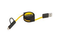 Stanley 2n1 Iphone + Android 2 Foot Retractable Charging Cable