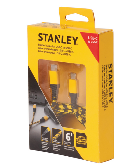 Stanley Braid Stanley 6 Foot Braided USB Android Charging Cable – Tool Mart Inc.
