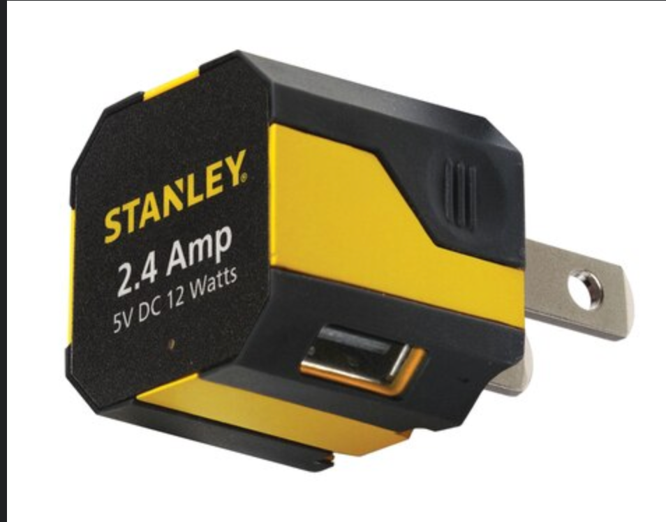 Stanley 2 Port USB Smart Angle Charger