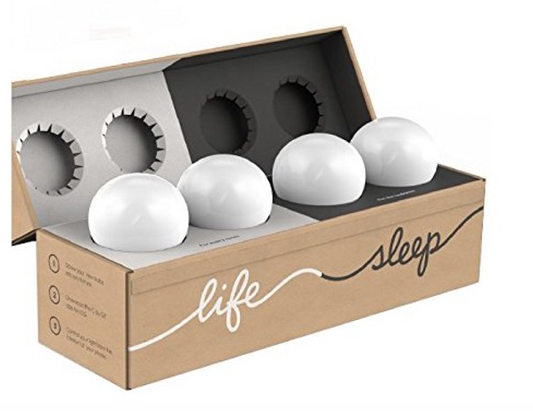 C by GE A19 C Life and C Sleep Smart LED  Light Bulb Combo by GE Lighting 4 Pack