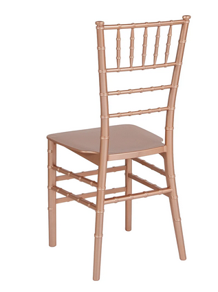 Flash Furniture Stacking Rose Gold Chiavair Chair