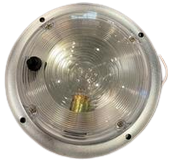 Bargman 5 Inch Direct Wire Dome Light with Off And On Button