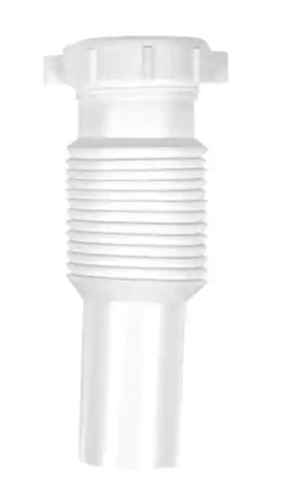 EVERBILT Form N Fit 1-1/2 in. White Plastic Slip-Joint Sink Drain Tailpiece Extension Tube *DAMAGED BOX*