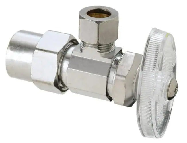 BrassCraft 1/2 in. CPVC Inlet x 3/8 in. Compression Outlet Multi-Turn Angle Valve *DAMAGED BOX*