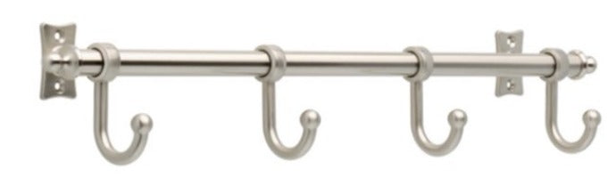 Liberty Hardware Essick Rail Hook - Nickel *DAMAGED BOX*