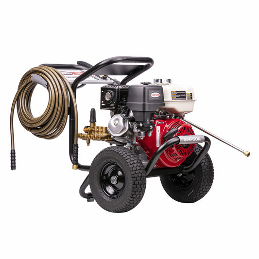 Simpson 4000 PSI at 3.5 GPM Honda GX270 with AAA Triplex Pump Cold Water Professional Gas Pressure Washer Factory Serviced