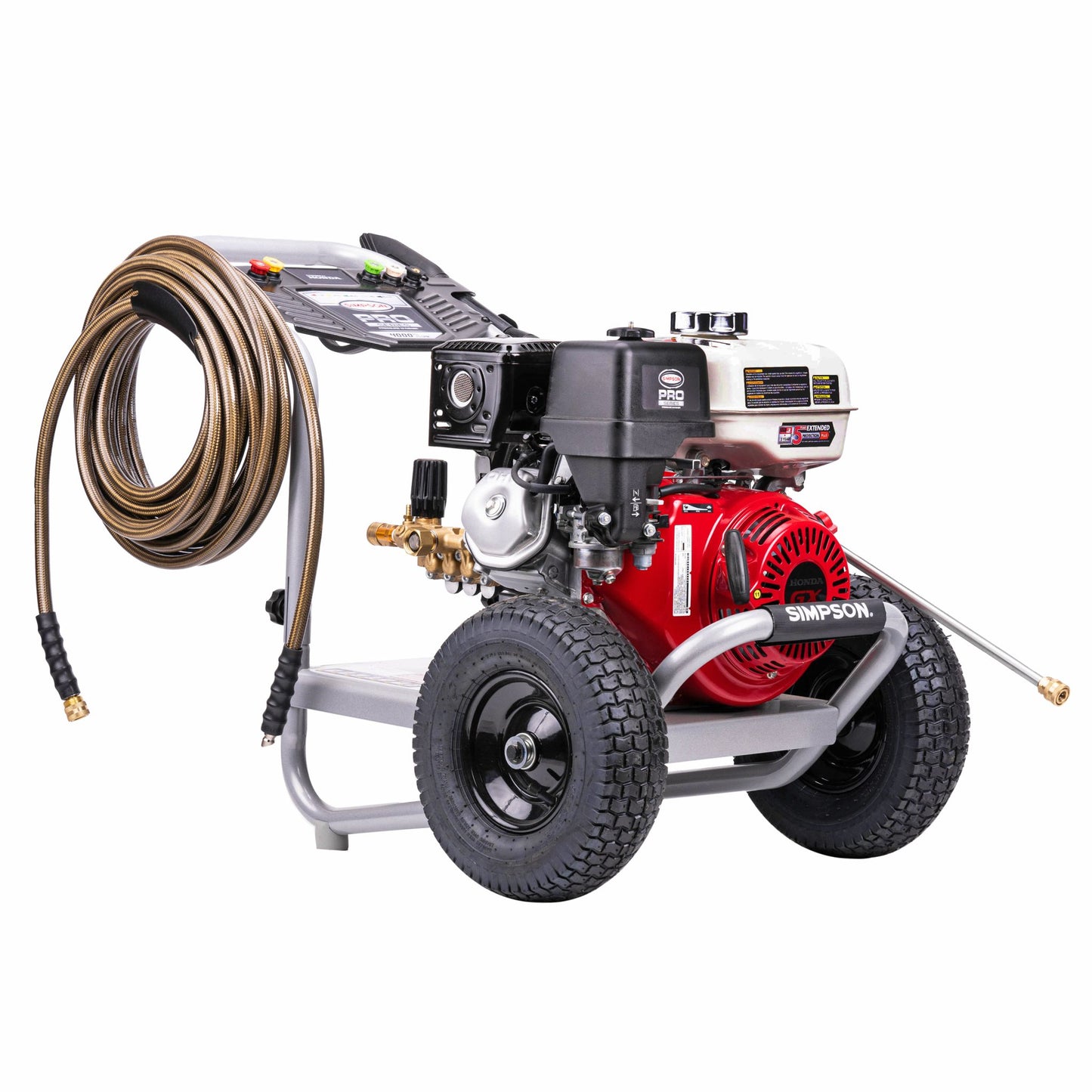 Simpson 4000 PSI at 3.5 GPM Honda GX270 with AAA Triplex Pump Cold Water Professional Gas Pressure Washer  Factory Serviced