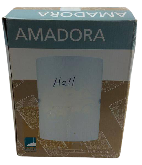 Amadora Collection 1 Light Matte Nickel Sconce Damaged Box