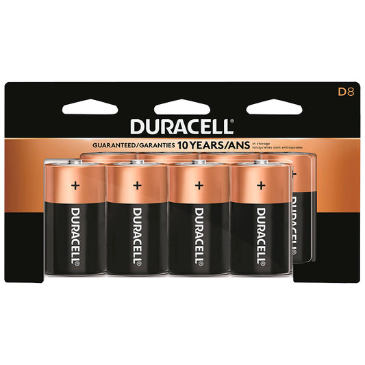 Duracell D Batteries 8 Pack