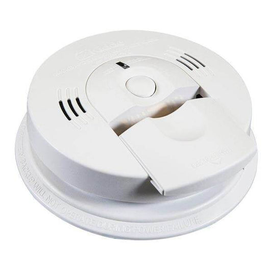 Battery Operated Smoke and Carbon Monoxide Combination Detector with Voice Alarm and Intelligent Hazard Sensing Damaged package-detectors, alarms, & radios-Tool Mart Inc.
