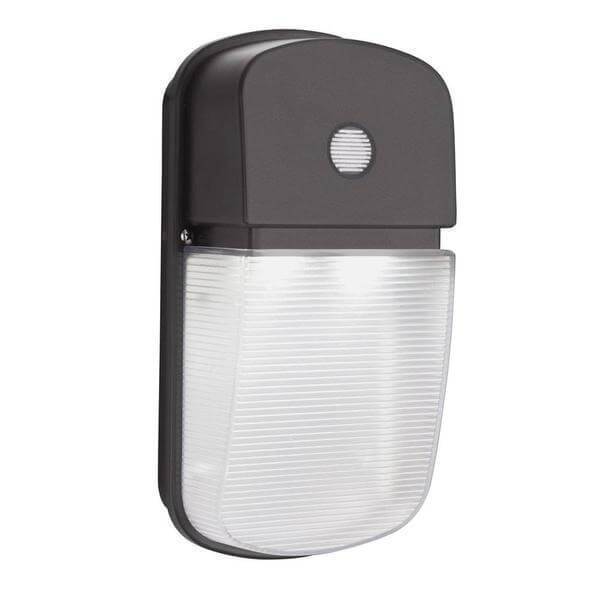 Bronze Outdoor Integrated LED Wall Pack Light with Dusk to Dawn Photocell Damaged Box-outdoor lighting-Tool Mart Inc.