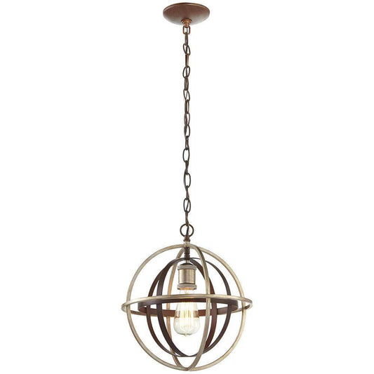 Champagne pewter orb mini pendant damaged box-Lighting-Tool Mart Inc.