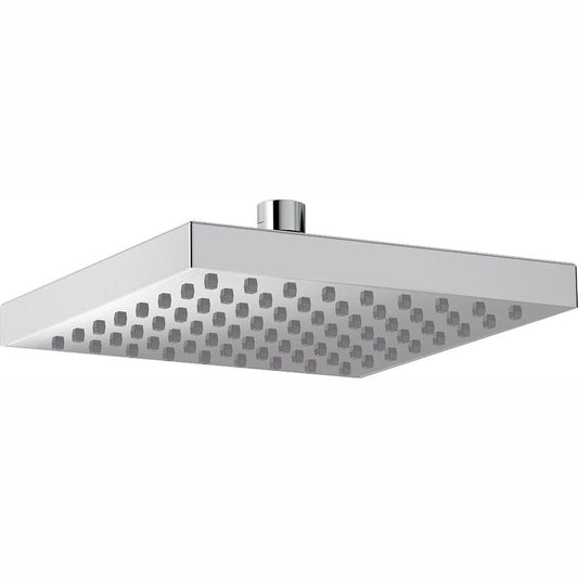 Delta Universal Showering 1-Pattern 8 in. Wall Mount Rain Fixed Shower Head in Chrome Damaged Box