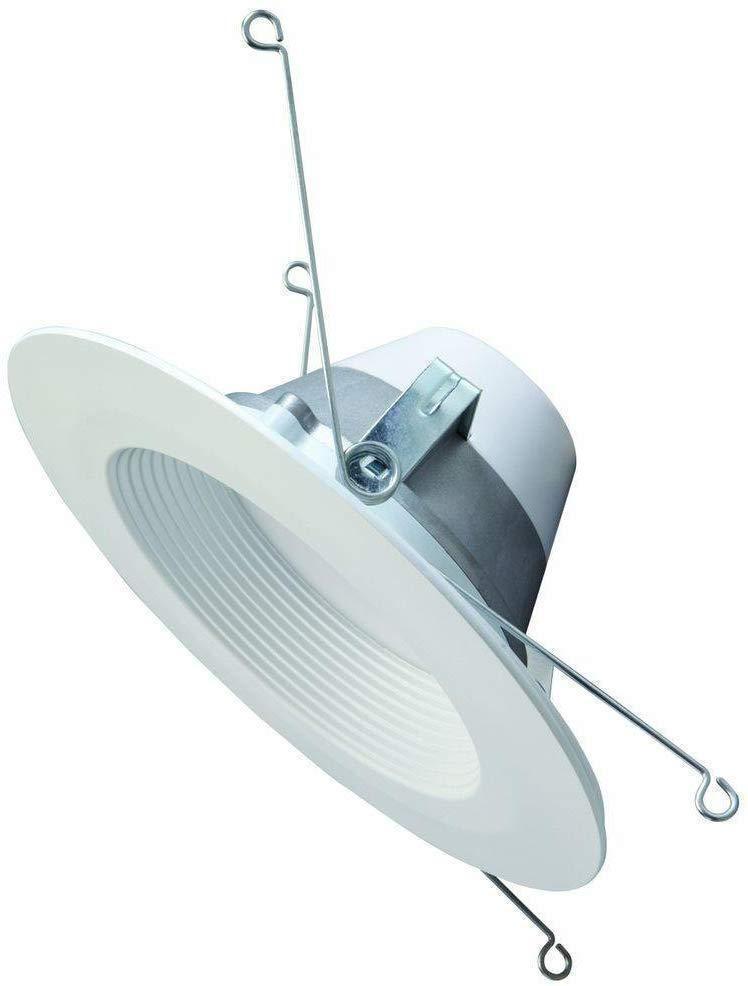 Commercial Electric 6 In White Recessed Led Trim 6