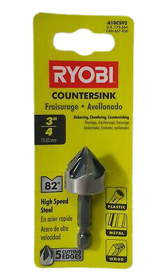 Ryobi 3/4 inch High Speed Steel Countersink Damaged Package