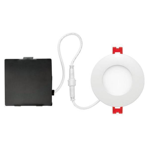 Designer Ultra Slim 3 in. White Integrated LED Recessed Kit Damaged Box-recessed fixtures-Tool Mart Inc.