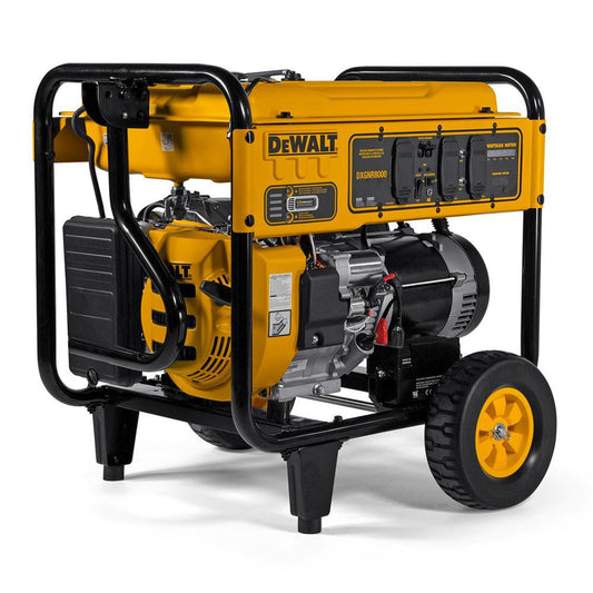 Dewalt 8000 Watt Gas Powered Electric Start Portable Generator Factory Serviced