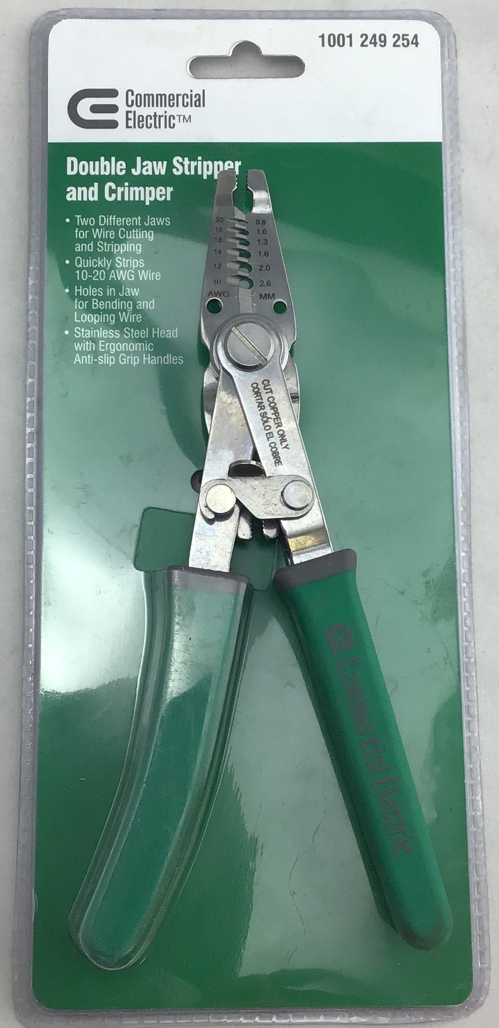 Double Jaw Wire Stripper and Crimper Damaged Package-TOOLS-Tool Mart Inc.
