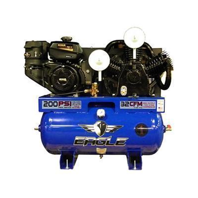 Eagle 14 HP Kohler Electric Start Engine 30 Gallon Air Compressor Two Stage Truck Mount(4-26-19 out of stock )-eagle air compressors-Tool Mart Inc.